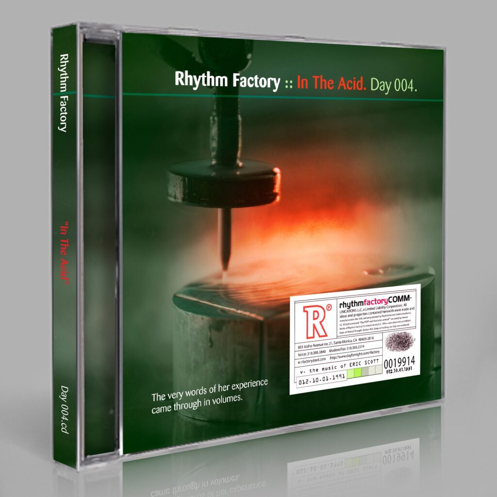 Rhythm Factory (Eric Scott/Day For Night) “In The Acid” Day 004.cd / download